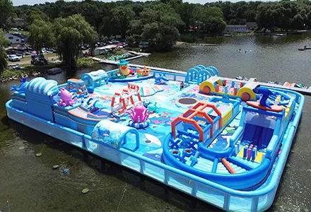 Exciting Launch of Inflatable Water Park – Fun and Adventure!