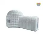 Giant Outdoor White Inflatable Dome Tent Portable Tent With Entrance