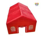 Airtight Red Portable Inflatable Party Tent Waterproof