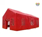 Airtight Red Portable Inflatable Party Tent Waterproof