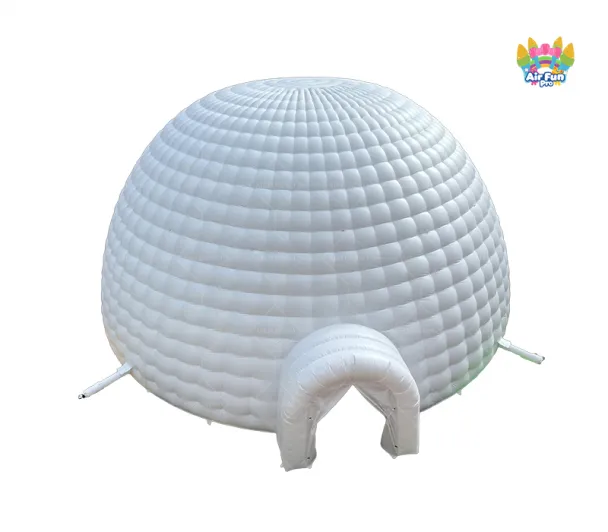 Customizable 10M White Waterproof Inflatable Dome Tent