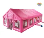 Non-Toxic 58㎡ Pure Pink Inflatable Tent Cute Party Dome Tent