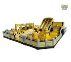 Custom 18mx16mx6m Inflatable Yello Duck Theme Playground for Children