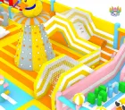 Customizable Commercial Inflatable Castle Theme Park PVC Multi Zone Fun for All Ages