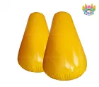 Customized Durable PVC Inflatable Flat Cone Marker Buoy for Waterpark Swimming Line