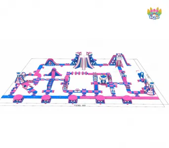 Commercial Grade PVC 72.3&times;57.8m Water Park