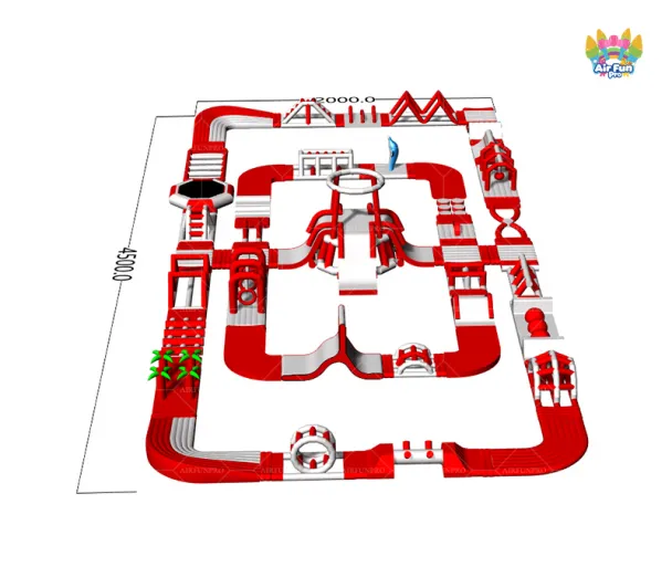 45m×20m wholesale Inflatable Water Park Supplier Made by Airfunpro