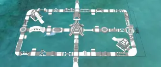 Zhoushan Inflatable Water Park, Zhejiang