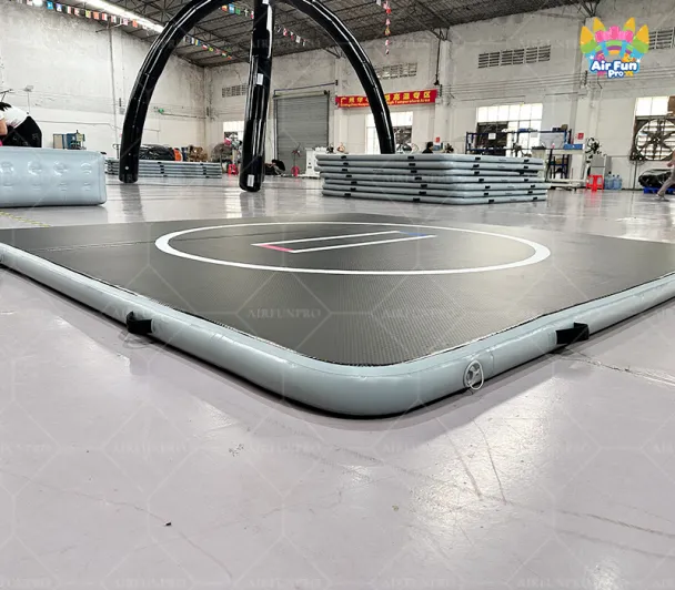 wholesale Professional Inflatable wrestling mat manufacturer Jiu Jitsu BJJ mat factory bulk order