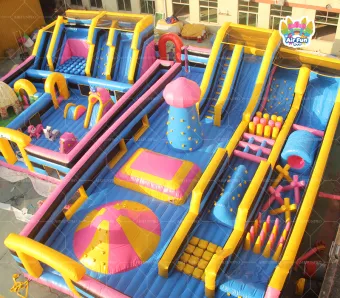 AIRFUNPRO Color Splash Inflatable Adventure Playground &ndash; Endless Fun