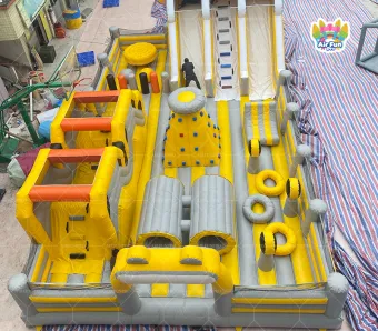 Hot Sale Funny Inflatable Obstacle Course Combo for Team Building Events, Kids Adults Unisex Party Rentals, with Repair Kit, Minimum Order 1 Piece