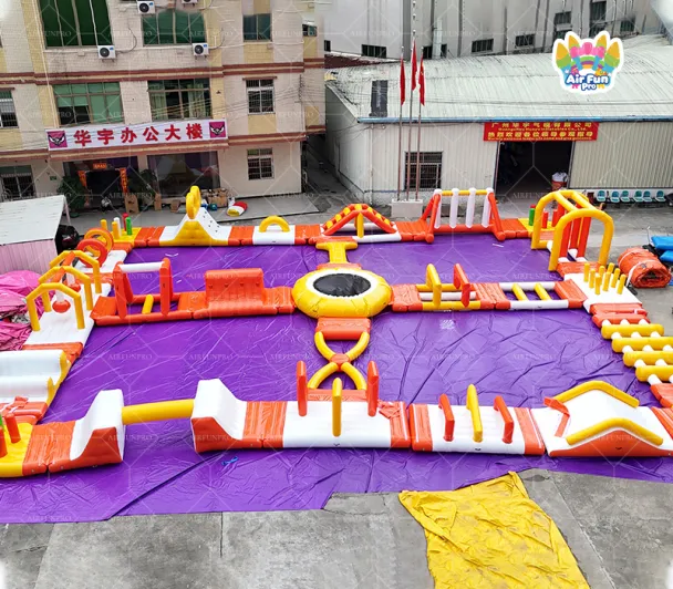 20mx27m Inflatable Floating Water Park- Square Challenge Edition