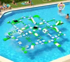 60x60m Inflatable Water Park -Ultimate Floating Adventure