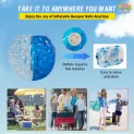 5m Inflatable Zorb Ball - High Quality Soft Bumper Ball for Bubble Soccer & Football Games