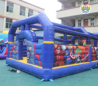 Marvel Super Hero Inflatable Obstacle Course &ndash; Epic Event Entertainment