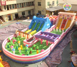 Fairytale Inflatable Obstacle Course: A Fantasy Adventure for Events