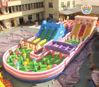 Fairytale Inflatable Obstacle Course: A Fantasy Adventure for Events