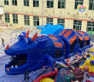 Giant Fantasy Creature Inflatable Obstacle Course - An Epic Adventure for Events and Parks