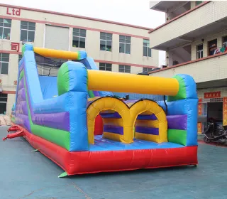 Rainbow Inflatable Obstacle Course – A Colorful Event Adventure
