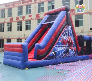 Spider-Man Inflatable Obstacle Course – Super Hero Adventure for Events