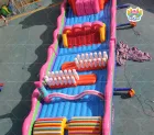 Colorful AirFunPro Themed Inflatable Obstacle Course