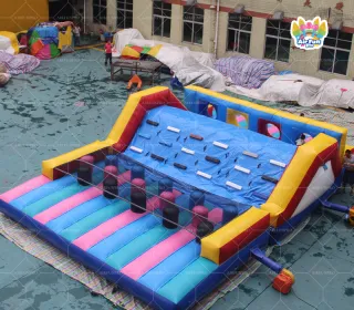 A vibrant inflatable obstacle course—ignite the excitement of your event.