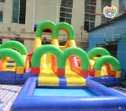 Colorful Inflatable Water Slide: Enjoy Summer Fun