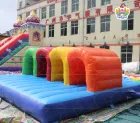 Rainbow Inflatable Obstacle Course – A blast of color for exciting events