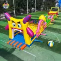 Monster-Themed Inflatable Obstacle Course – Commercial-Grade Fun for Events