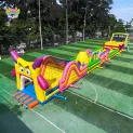 Monster-Themed Inflatable Obstacle Course – Commercial-Grade Fun for Events