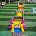 Monster-Themed Inflatable Obstacle Course – Commercial-Grade Fun for Events