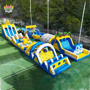 Tropical Inflatable Obstacle Course &ndash; Your Summer Event&rsquo;s Crowd-Magnet Hit