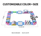 15.3 × 12 Meter Custom Inflatable Water Park Designed for Maximum Return on Investment