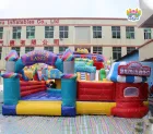 Colorful Carnival-Themed Inflatable Amusement Park for Commercial Use