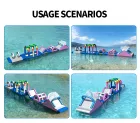 18 x 2 Meter Inflatable Water Obstacle Course – Customizable for High-Demand Water Attractions
