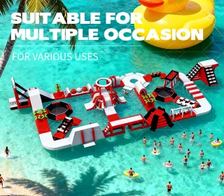 A Practical Inflatable Water Park Designed for Real-World Operation