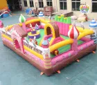 Premium Inflatable Castle for Theme Parks – Custom Candy Theme Design