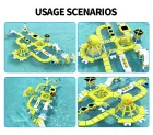 Large Inflatable Water Park Designed for High-Traffic Locations
