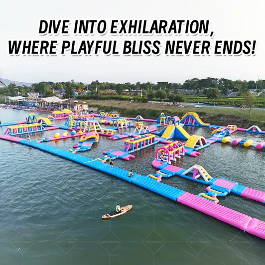 Large Inflatable Water Park, Suitable for Public and Government Projects