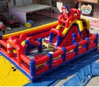 GG Bond Themed Inflatable Castle: Durable Commercial Playground for Theme Parks