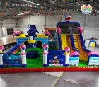 Dolphin-Themed Inflatable Castle: Professional Ocean Adventure for Theme Parks