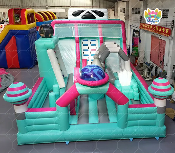 Blast Off to a Dreamy Galaxy: The Macaron Planet Inflatable Castle