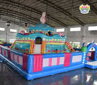 Giant Music Wonderland: A 49-Foot Inflatable Castle for Unforgettable Events
