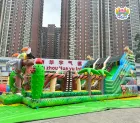 Wild Safari Adventure: A 45ft Giant Inflatable Castle