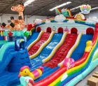 Rainbow Pet-Themed Inflatable Castle A Dream Playground Filled with Childlike Fun