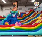 Rainbow Pet-Themed Inflatable Castle A Dream Playground Filled with Childlike Fun