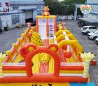 Conquer the Playground: A Dragon-Themed 15x7m Inflatable Fortress