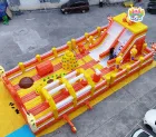 Conquer the Playground: A Dragon-Themed 15x7m Inflatable Fortress