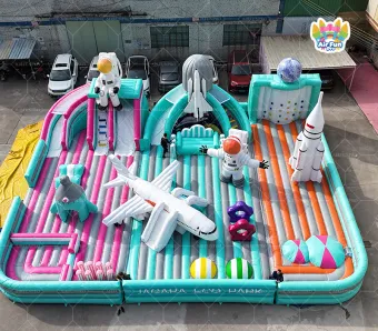 Interstellar Adventure Inflatable Castle A Dreamy Space-Themed Play Secret Land