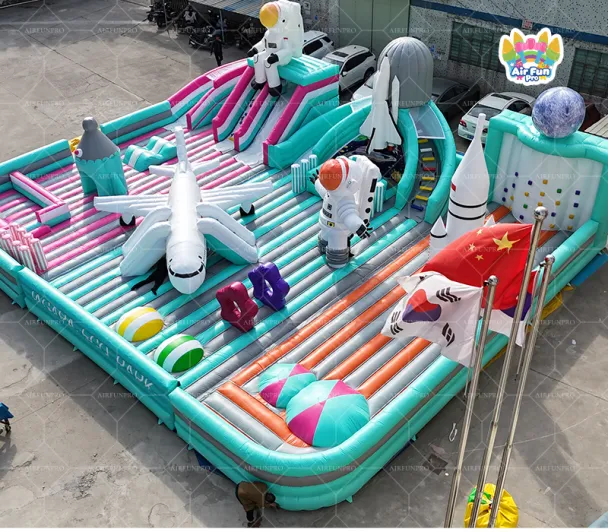 Interstellar Adventure Inflatable Castle A Dreamy Space-Themed Play Secret Land